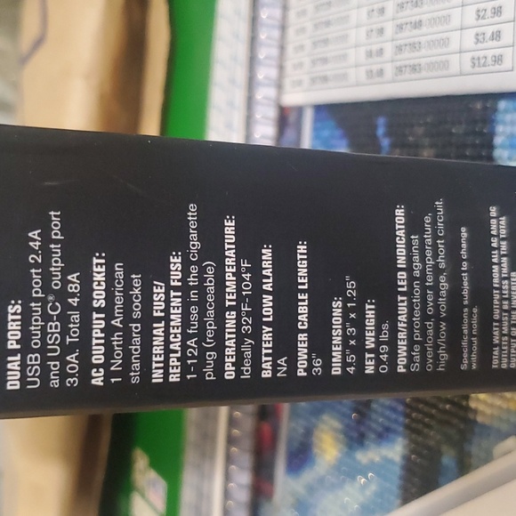 NIB 120W Power Inverter - Picture 4 of 4